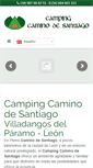 Mobile Screenshot of campingcaminodesantiago.com
